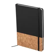  Agenda A5, velina, 147×210×15 mm, Everestus, 20FEB10088, Pluta, Piele ecologica, Negru, Natur