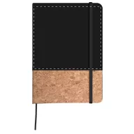   Agenda A5, velina, 147×210×15 mm, Everestus, 20FEB10088, Pluta, Piele ecologica, Negru, Natur