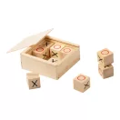 Tic-tac-toe, 73×31×73 mm, Everestus, 20FEB8644, Lemn, Natur