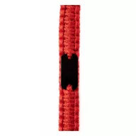   Survival bracelet, 255×34×11 mm, Everestus, 20FEB7509, Nylon paracord, Rosu, Negru
