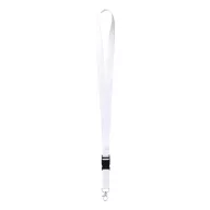   Lanyard, 20×550 mm, Everestus, 20FEB3323, Poliester, Metal, Alb, Argintiu
