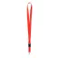 Lanyard, 20×550 mm, Everestus, 20FEB3322, Poliester, Metal, Rosu, Argintiu