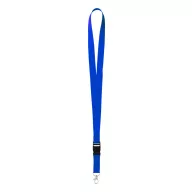   Lanyard, 20×550 mm, Everestus, 20FEB3319, Poliester, Metal, Albastru, Argintiu