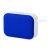 Bluetooth speaker, 111×83×41 mm, Everestus, 20FEB10640, Plastic, Poliester, Albastru, Alb