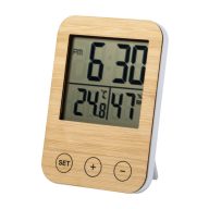   Statie meteo, 85×115×70 mm, Everestus, 20FEB3499, Bambus, Natur