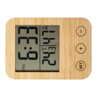   Statie meteo, 85×115×70 mm, Everestus, 20FEB3499, Bambus, Natur