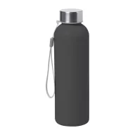   Sticla sport, 600 ml, ø63×213 mm, Everestus, 20FEB8293, Bambus, Plastic LDPE, Negru