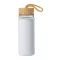 Sticla sport, 550 ml, ø65×197 mm, Everestus, 20FEB8373, Sticla, Bambus, Alb