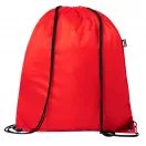 Saculet cu snur tip rucsac, 340×420 mm, Everestus, 20FEB5725, Recycled PET Poliester, Rosu
