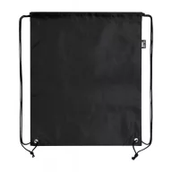   Saculet cu snur tip rucsac, 340×420 mm, Everestus, 20FEB5722, Recycled PET Poliester, Negru
