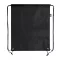 Saculet cu snur tip rucsac, 340×420 mm, Everestus, 20FEB5722, Recycled PET Poliester, Negru