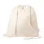 Saculet cu snur tip rucsac, 380×420 mm, Everestus, 20FEB5818, Bumbac, Bej