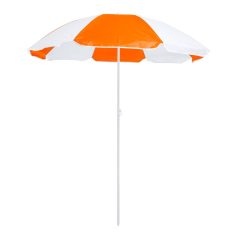   Umbrela de plaja in 2 culori, diametru 1500 mm, Everestus, 20IUN1862, Portocaliu, Alb, Nylon, PVC