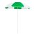 Umbrela de plaja in 2 culori, diametru 1500 mm, Everestus, 20IUN1861, Verde, Alb, Nylon, PVC