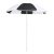 Umbrela de plaja in 2 culori, diametru 1500 mm, Everestus, 20IUN1859, Negru, Alb, Nylon, PVC