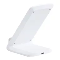   Incarcator wireless cu suport telefon, Everestus, 20IUN0994, Alb, Plastic