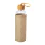 Sticla de apa, sport, 500 ml, Everestus, 20IUN0673, Natur, Sticla, Bambus, Poliester