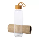 Sticla de apa, sport, 500 ml, Everestus, 20IUN0673, Natur, Sticla, Bambus, Poliester