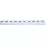  Rigla anti-bacteriana, 315x40x2 mm, Everestus, 20SEP0364, Plastic, Alb