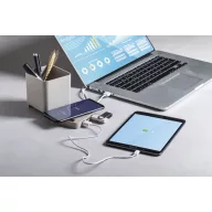   Suport multifunctional pentru pixuri, 21MAR1271, Everestus, Plastic, Bej