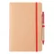 Agenda, 21MAR2092, 150x210x6 mm, 60 file, A5, Velina, Coperta cu elastic, Everestus, Hartie, Paie, Rosu, Natur