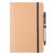 Agenda, 21MAR2089, 150x210x6 mm, 60 file, A5, Velina, Coperta cu elastic, Everestus, Hartie, Paie, Negru, Natur