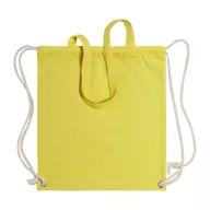   Saculet cu snur, 2402E18782, Everestus, 380x420 mm, Bumbac, Galben