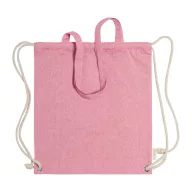   Saculet cu snur, 2402E18781, Everestus, 380x420 mm, Bumbac, Roz