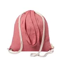 Saculet tip rucsac, 21MAR1449, 380x420 mm, Everestus, Bumbac, Rosu