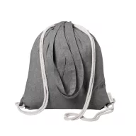   Saculet tip rucsac, 21MAR1446, 380x420 mm, Everestus, Bumbac, Negru