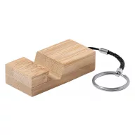   Suport de telefon pentru birou, 21MAR2147, 26x60x15 mm, Everestus, Bambus, Natur