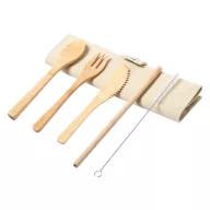   Set 5 tacamuri, 21MAR2438, 65x220x25 mm, Everestus, Bambus, Natur