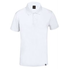   Dekrom RPET polo shirt, Male, Recycled PET polyester, white, L