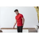 Dekrom RPET polo shirt, Male, Recycled PET polyester, red, XL