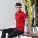 Dekrom RPET polo shirt, Male, Recycled PET polyester, red, XL