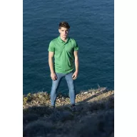   Dekrom RPET polo shirt, Male, Recycled PET polyester, green, XL