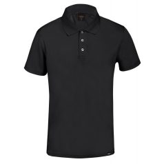   Dekrom RPET polo shirt, Male, Recycled PET polyester, black, L
