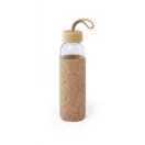 Sticla de apa, sport, Everestus, 2707275, Sticla, Pluta, 500 ml, ø63x225 mm, Transparent, Natur