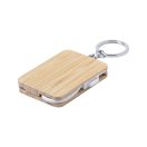 Incarcator usb breloc, Everestus, 21OCT1301, 40 x 100 x 8 mm, Bambus, Alb