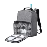   Rucsac picnic termoizolant pentru 2 persoane, Everestus, 22FEB1412, 270x370x220 mm, Poliester, Argintiu