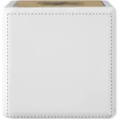 Boxa portabila bluetooth, Everestus, 22FEB1549, 65x65x52 mm, Bambus, Alb