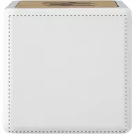   Boxa portabila bluetooth, Everestus, 22FEB1549, 65x65x52 mm, Bambus, Alb