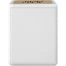 Boxa portabila bluetooth, Everestus, 22FEB1549, 65x65x52 mm, Bambus, Alb