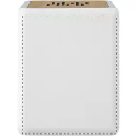   Boxa portabila bluetooth, Everestus, 22FEB1549, 65x65x52 mm, Bambus, Alb