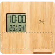   Statie meteo, Everestus, 22FEB1663, 180x170x23 mm, Bambus, Natur