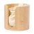 Set tampoane cosmetice reutilizabile, Everestus, 22FEB0660, Ø100x97 mm, Bambus, Natur