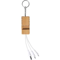   Cablu de incarcare usb, Everestus, 22FEB1623, 27x155x15 mm, Bambus, Natur