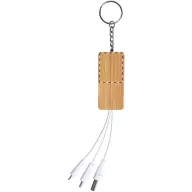   Cablu de incarcare usb, Everestus, 22FEB1623, 27x155x15 mm, Bambus, Natur