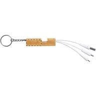   Cablu de incarcare usb, Everestus, 22FEB1623, 27x155x15 mm, Bambus, Natur