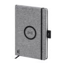 Agenda A5 + Incarcator, Everestus, 22FEB0851, 145x215x18 mm, PET, Gri